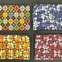 Hand-embroidered make up bags from Palestine